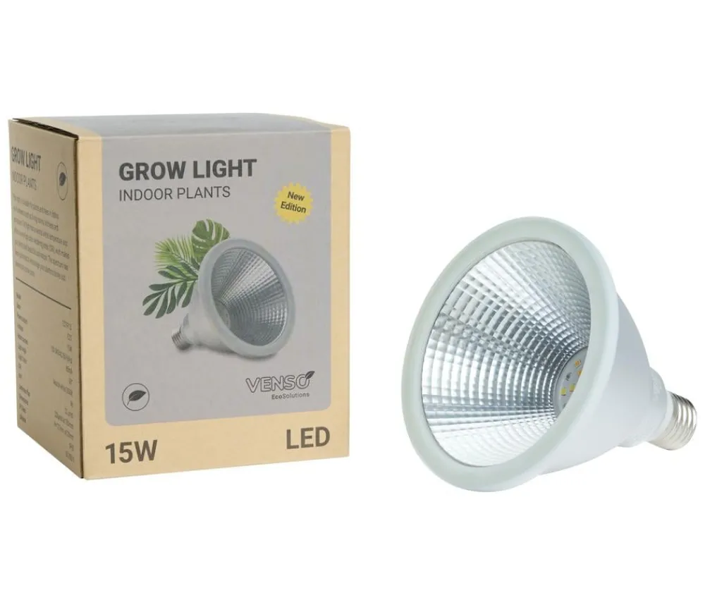 Venso Gewächshaus Zubehör > LED-Pflanzenlampe Indoor Plants E27, 15 W