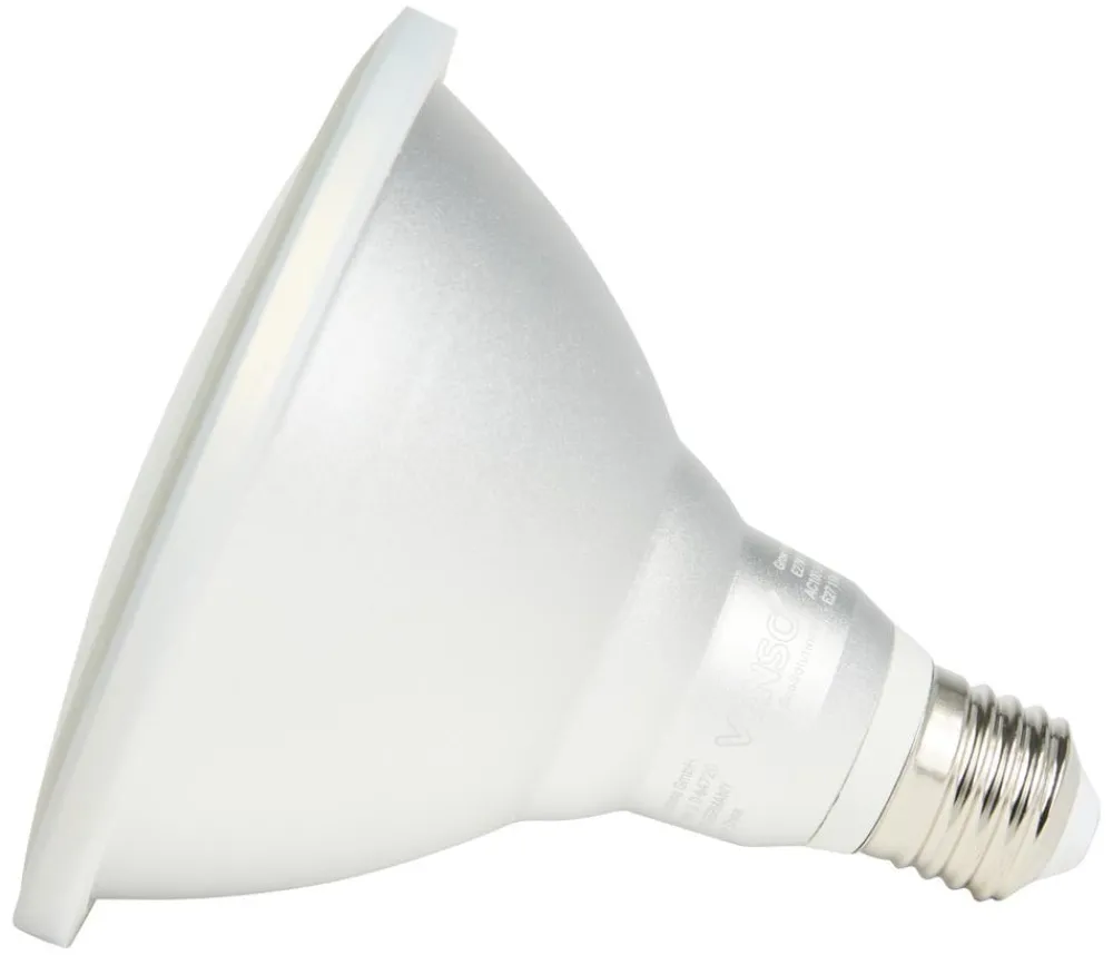 Venso Gewächshaus Zubehör - LED-Pflanzenlampe Winter E27, 15 W Silber