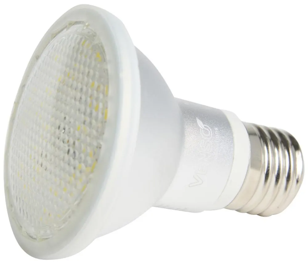 Venso Gewächshaus Zubehör - LED-Pflanzenlampe Winter E27, 7 W Silber