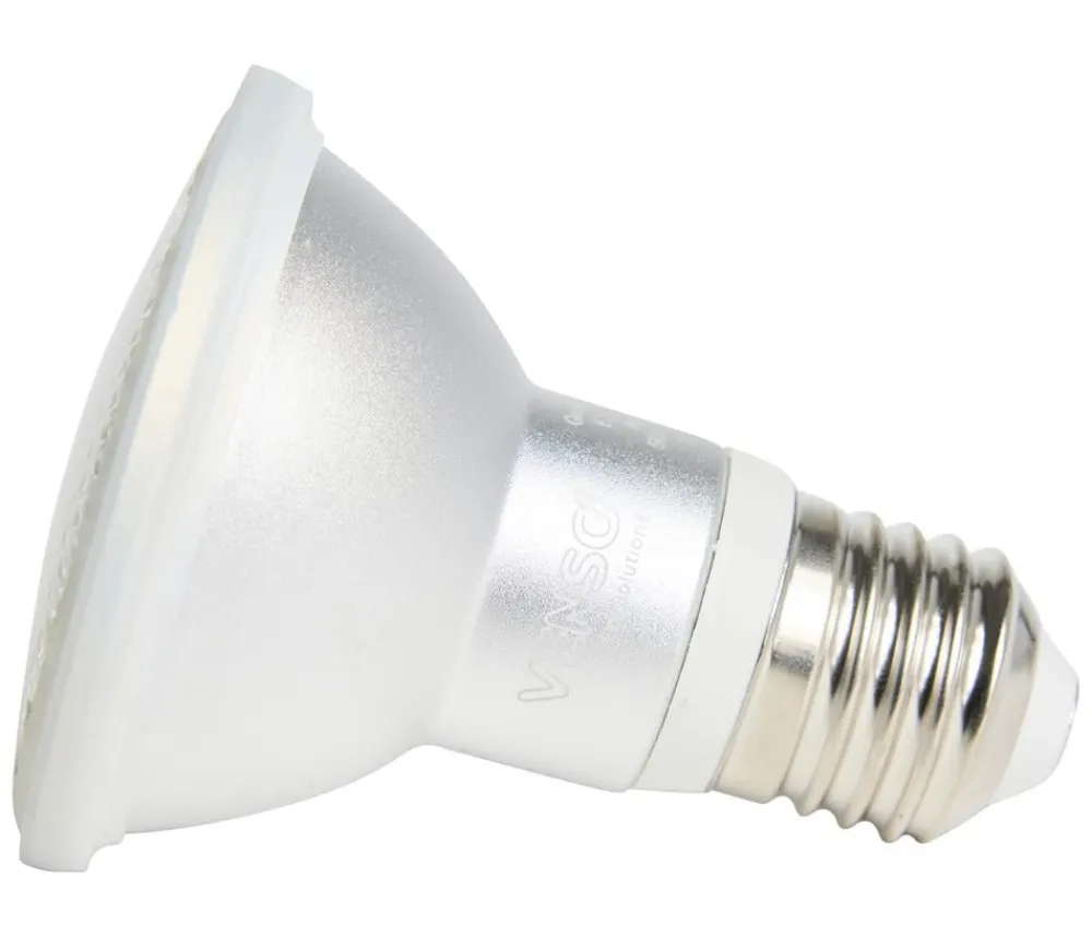 Venso Gewächshaus Zubehör - LED-Pflanzenlampe Winter E27, 7 W Silber
