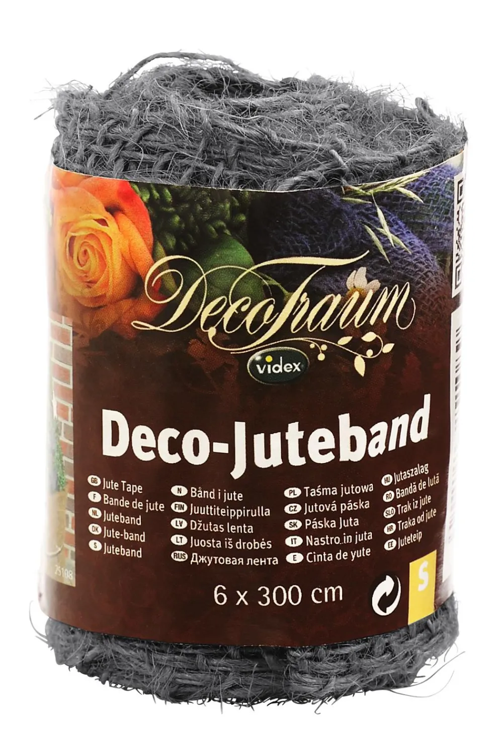 Videx Bastelbedarf|Pflanzenfolien & Ernteschutz > Juteband, ca. L300/B6 cm