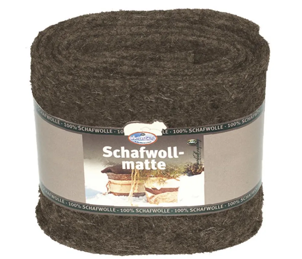 Videx Pflanzenfolien & Ernteschutz - Schafwoll-Wickelband, , ca. B200/H12/T0,4 cm Dunkelbraun