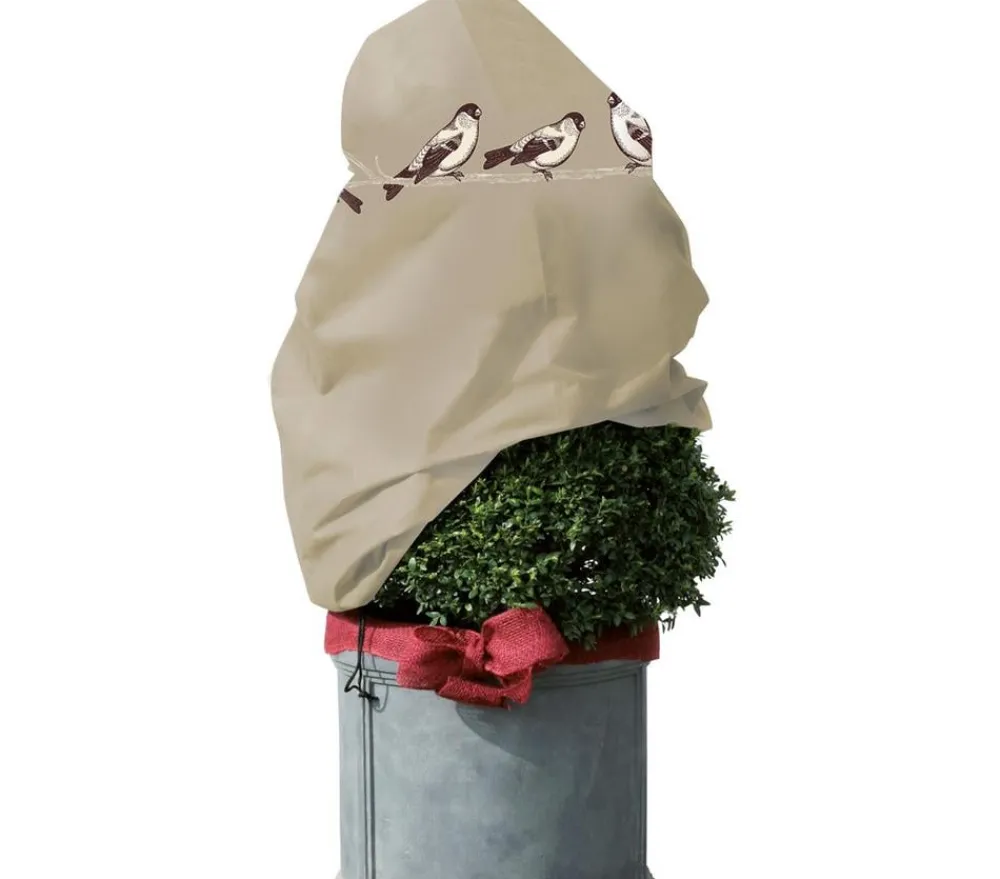 Videx Pflanzenfolien & Ernteschutz - Vlieshaube Spatzen, ca. B110/H110 cm, sand