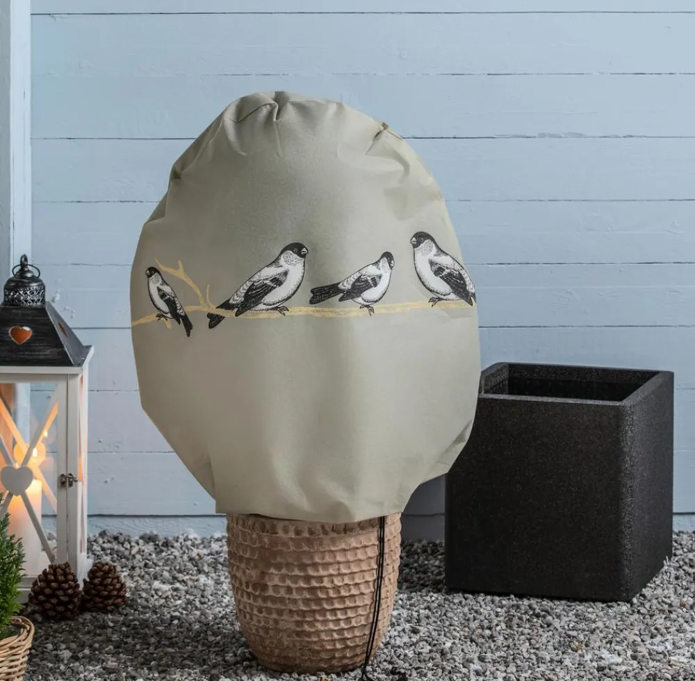 Videx Pflanzenfolien & Ernteschutz - Vlieshaube Spatzen, ca. B110/H110 cm, sand