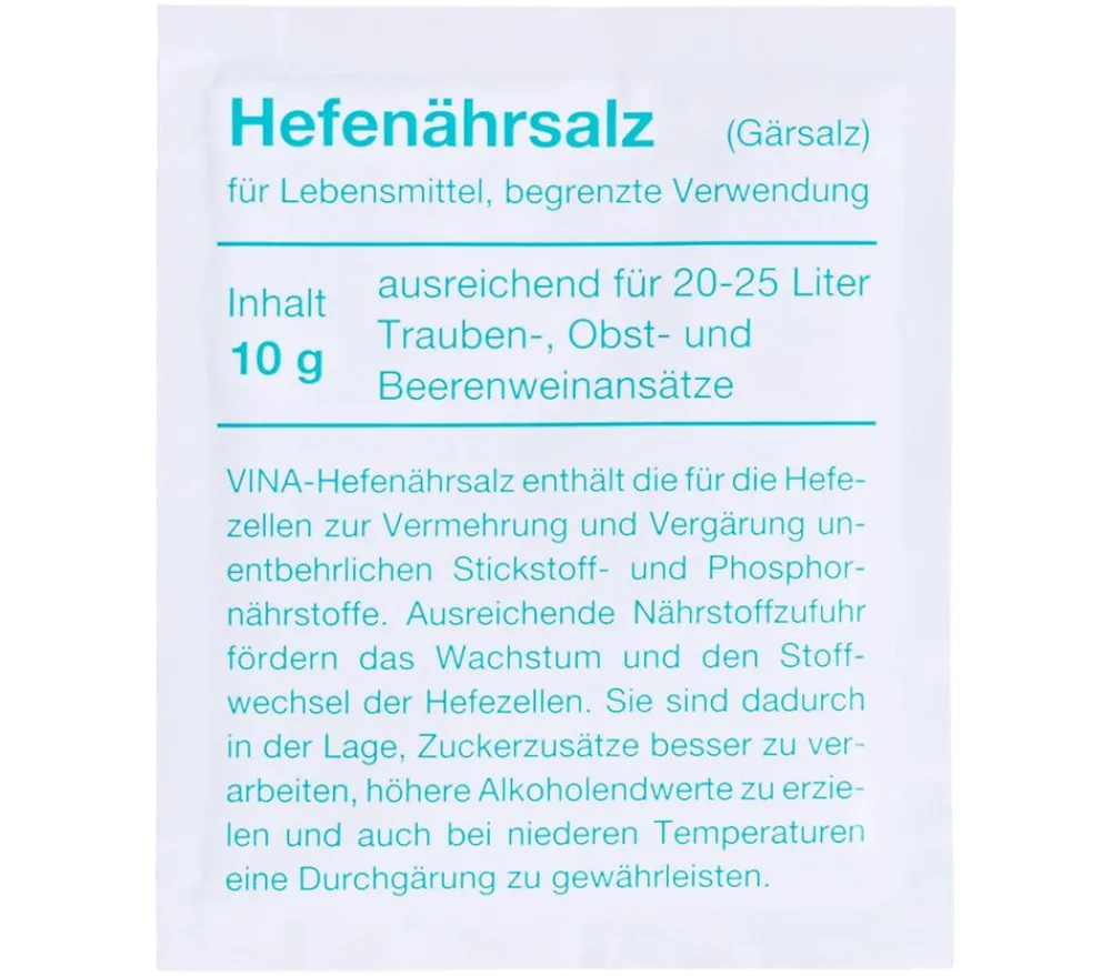 Vina Saft- & Weinherstellung - Hefenährsalz zur Weinbereitung