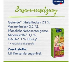Vitakraft® Nagersnacks > Kräcker® Original + Frucht & Flakes für Hamster, 2er Pack