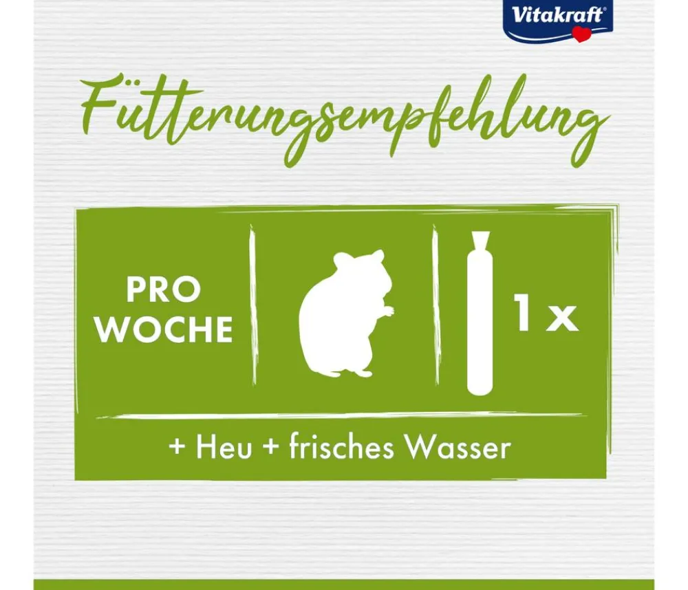 Vitakraft® Nagersnacks > Kräcker® Original + Frucht & Flakes für Hamster, 2er Pack