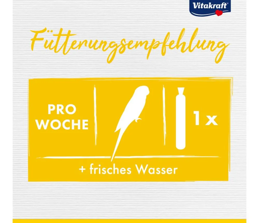 Vitakraft® Kräcker® Original Mix + Honig / Orange / PopCorn für Wellensittiche, 3er Pack Discount