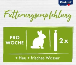 Vitakraft® Nagersnacks > Nagersnack Kräcker® Original Gemüse & Rote Beete für Zwergkaninchen, 2er Pack