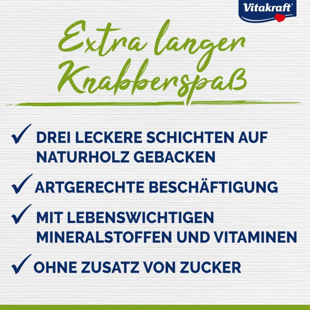 Vitakraft® Nagersnacks > Nagersnack Kräcker® Original Mix + Citrus/Gemüse/Honig für Meerschweinchen, 3er Pack