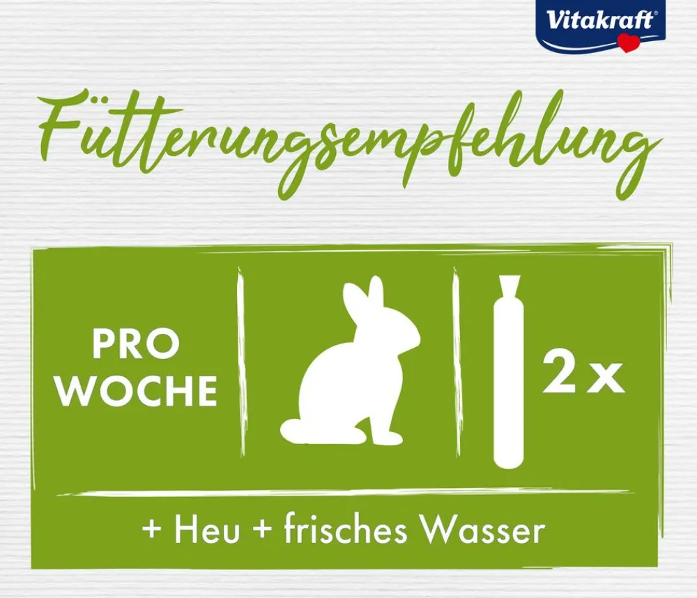 Vitakraft® Nagersnack Kräcker® Original Frucht + Gemüse für Zwergkaninchen, 2er Pack Online