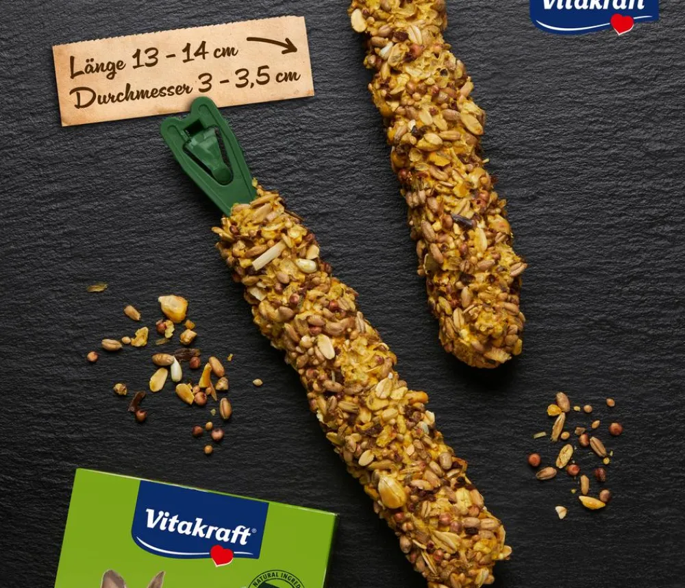 Vitakraft® Nagersnack Kräcker® Original Honig + Dinkel für Zwergkaninchen, 2er Pack New
