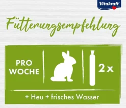 Vitakraft® Nagersnack Kräcker® Original Honig + Dinkel für Zwergkaninchen, 2er Pack New
