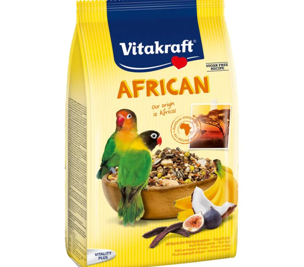 Vitakraft® Vogelfutter & Snacks - Vogelfutter African für afrikanische Papageien, 750 g