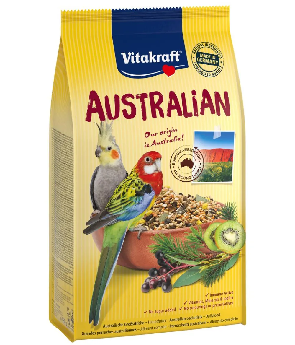 Vitakraft® Vogelfutter & Snacks - Vogelfutter Australian für australische Großsittiche, 750 g