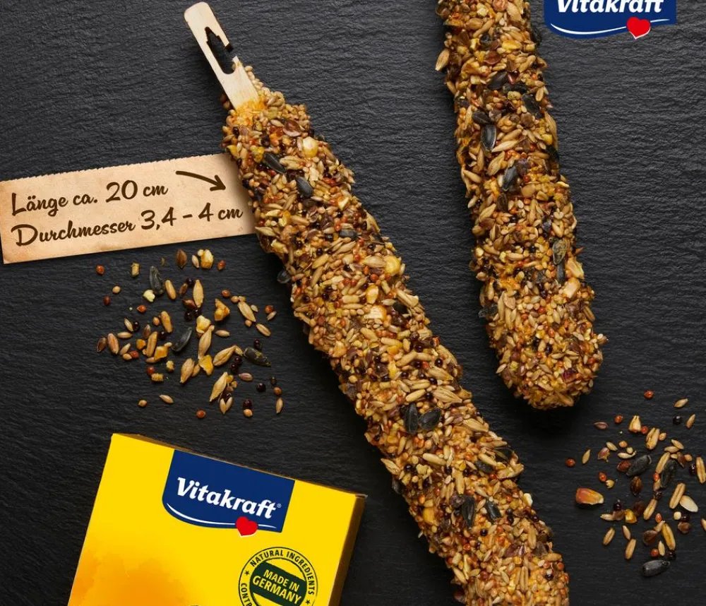 Vitakraft® Vogelsnack Kräcker® Original Honig + Sesam für kleine Papageien, 2er Pack Best