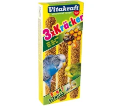 Vitakraft® Vogelfutter & Snacks - Vogelsnack Kräcker®, Honig & Sesam für Wellensittiche