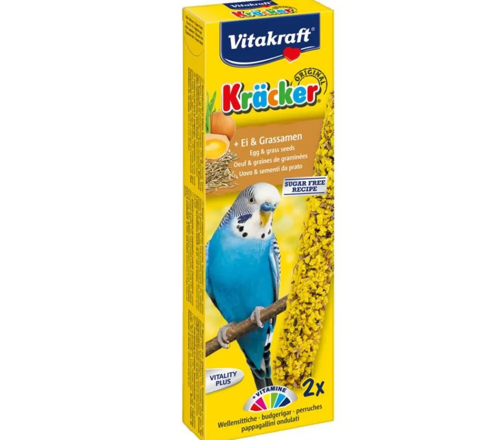 Vitakraft® Vogelsnack Kräcker® Original, Ei & Grassamen für Wellensittiche Online