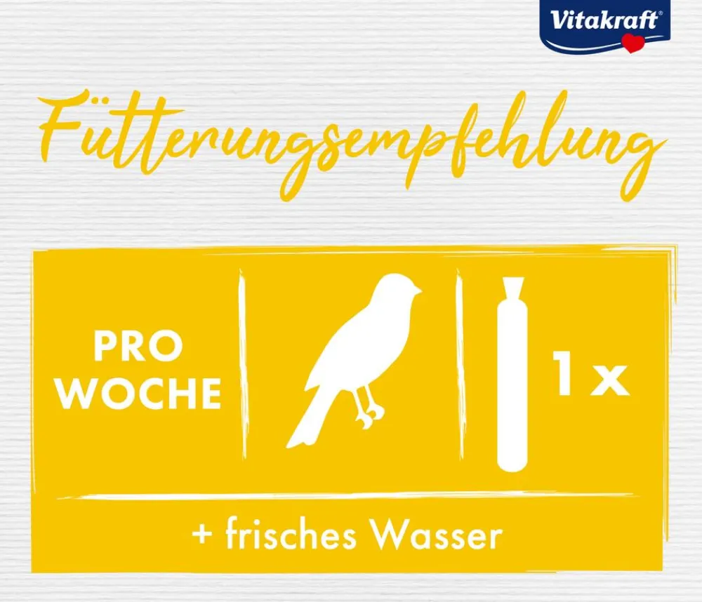 Vitakraft® Vogelfutter & Snacks - Vogelsnack Kräcker® Original Color Boost, 2er Pack