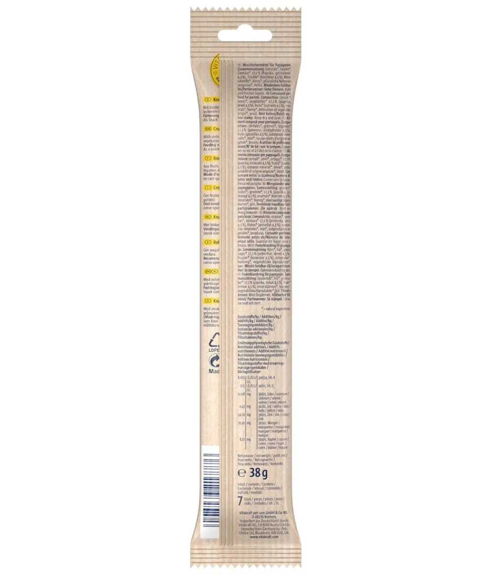 Vitakraft® Vogelfutter & Snacks - Vogelsnack Vita Nature® Rollinis® für Papageien