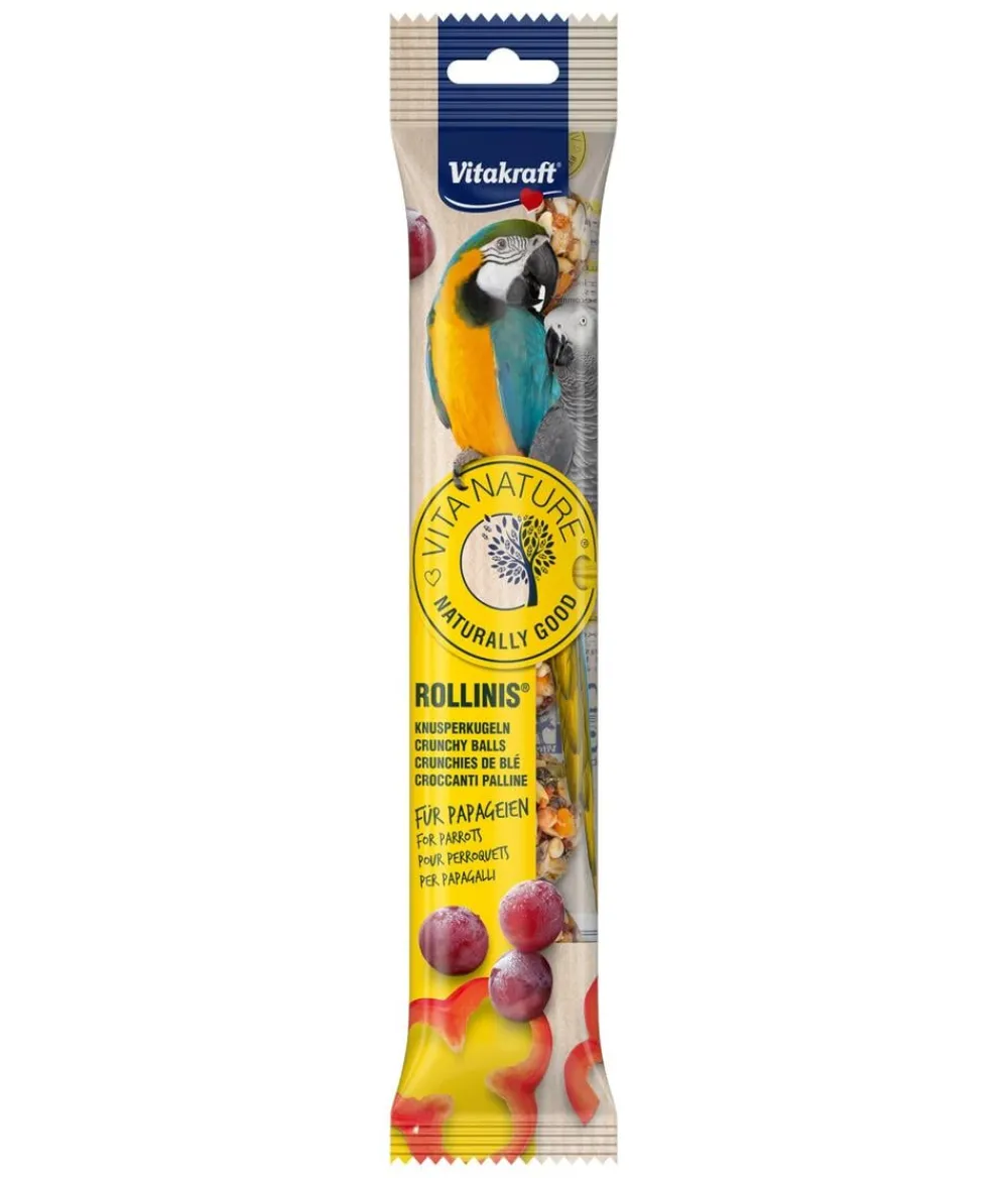 Vitakraft® Vogelfutter & Snacks - Vogelsnack Vita Nature® Rollinis® für Papageien