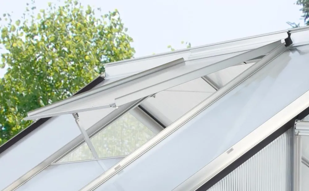 Vitavia Gewächshaus Zubehör - Alu-Dachfensterrahmen Pollux Silber