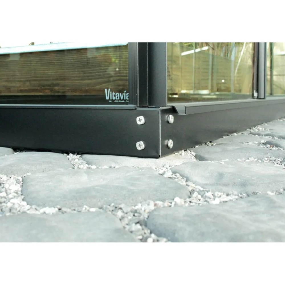 Vitavia Gewächshaus Zubehör - Fundament Iris 900 Schwarz