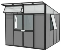 Vitavia Gartenhäuser & Gerätehäuser - Gerätehaus Atlas 7800, ca. B267/H242,3/T295 cm Schwarz