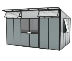 Vitavia Gerätehaus Atlas 11500, ca. B393/H242/T295 cm Schwarz Hot
