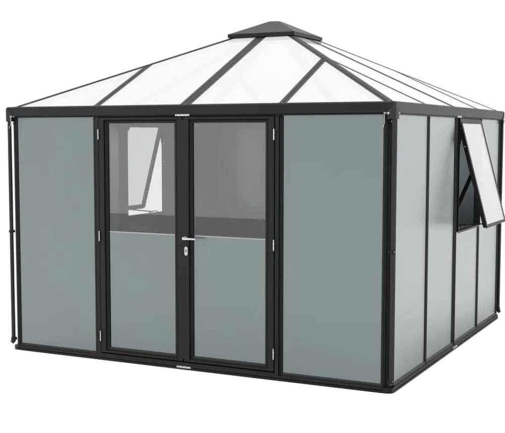 Vitavia Gerätehaus Sidera, ca. B322/H265/T322 cm Schwarz Outlet