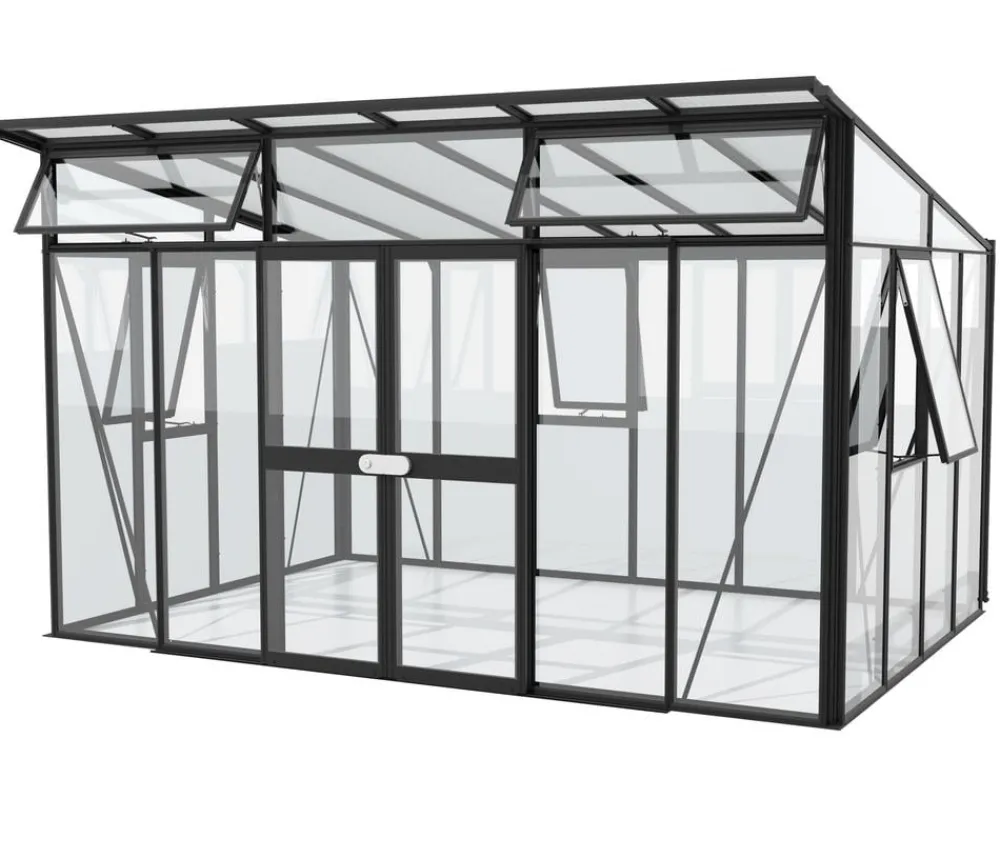 Vitavia Gewächshäuser > Gewächshaus Artemis 11500 ESG/HKP, ca. B393/H242/T295 cm