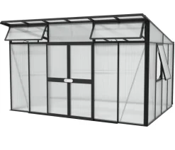 Vitavia Gewächshaus Artemis 11500 HKP, ca. B393/H242/T295 cm Schwarz Best
