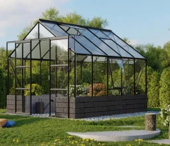 Vitavia Gewächshäuser - Gewächshaus Cassiopeia 8300, ESG/HKP Schwarz