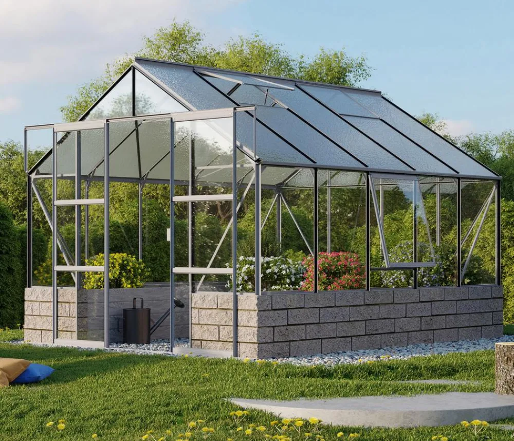 Vitavia Gewächshaus Cassiopeia 8300, ESG/NSG Silber Discount