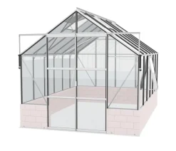 Vitavia Gewächshäuser > Gewächshaus Cassiopeia 9900 ESG, ca. B257/H249/T385 cm
