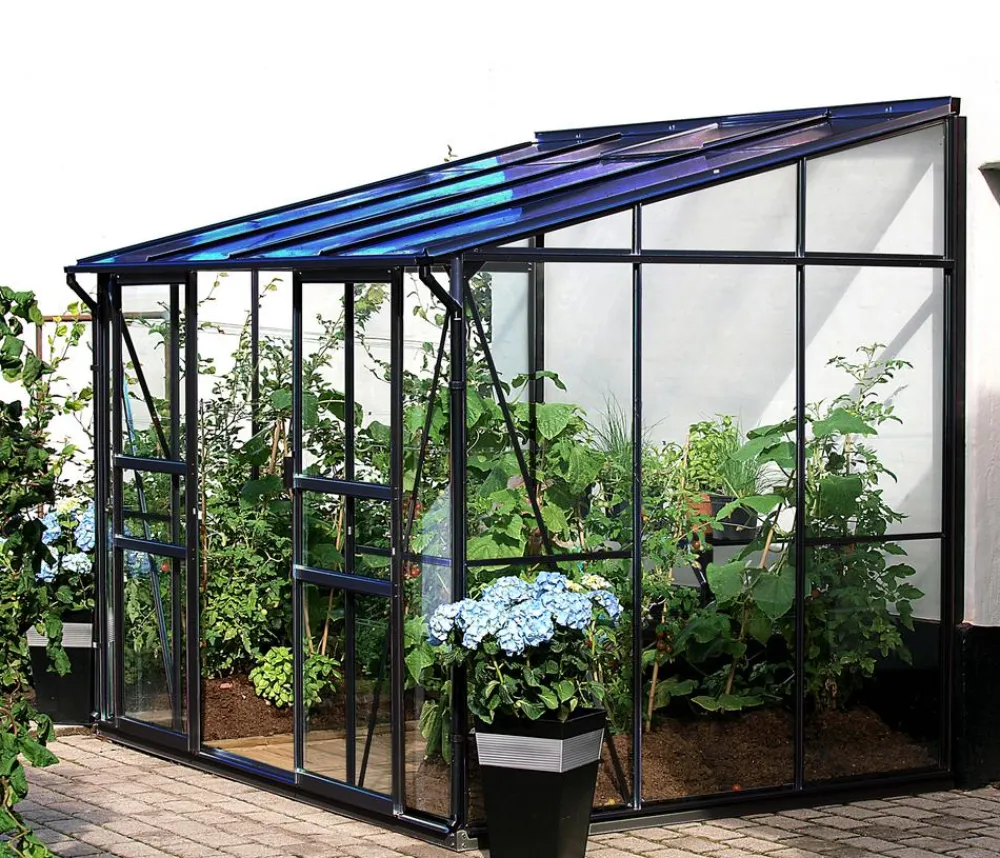 Vitavia Gewächshäuser > Gewächshaus Iris 5200 ESG/HKP, ca. B262/H221/T201 cm