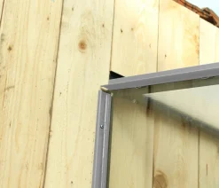 Vitavia Gewächshaus Iris 5200 ESG/HKP, ca. B262/H221/T201 cm Silber Outlet