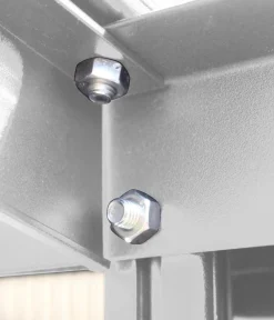 Vitavia Gewächshaus Iris 5200 ESG/HKP, ca. B262/H221/T201 cm Silber Outlet