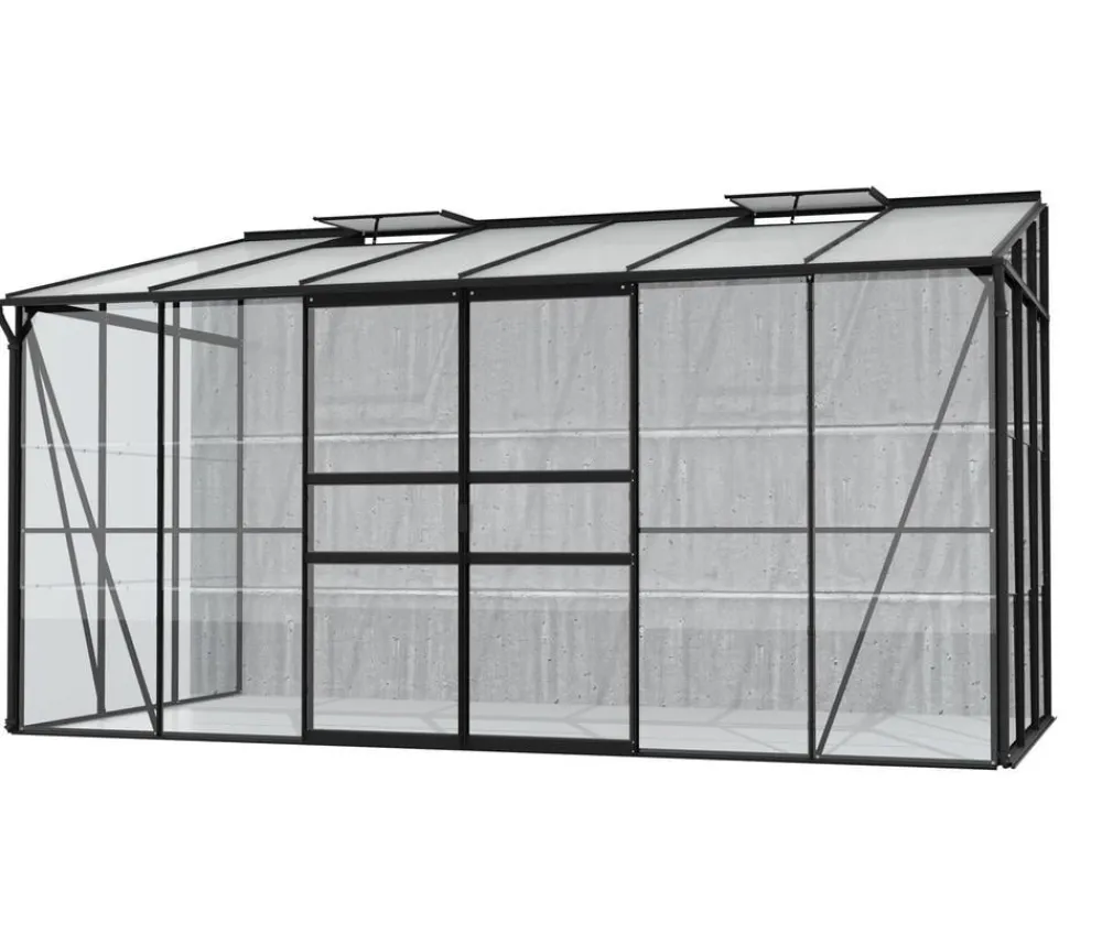 Vitavia Gewächshäuser > Gewächshaus Iris 7800 ESG/HKP, ca. B387/H221/T201 cm
