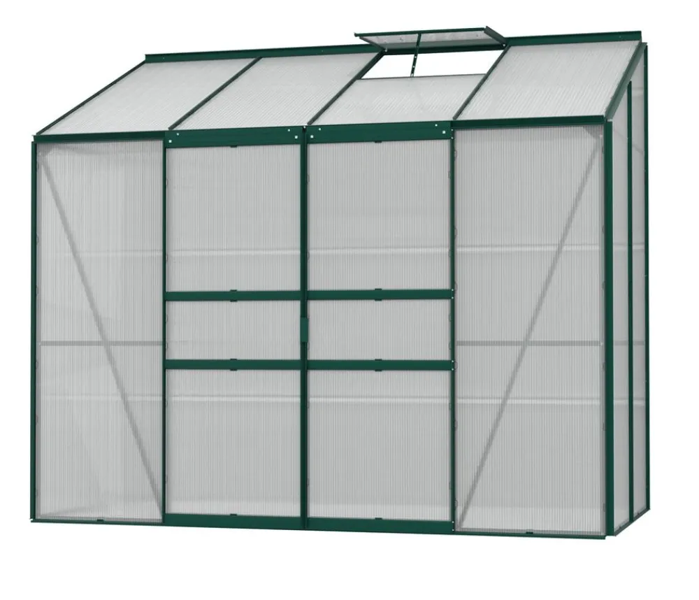 Vitavia Gewächshaus Iris 3300 HKP, ca. B255/H222/T132 cm Dunkelgrün Sale