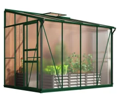 Vitavia Gewächshaus Iris 5200 HKP, ca. B262/H221/T201 cm Dunkelgrün Clearance