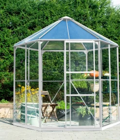 Vitavia Gewächshäuser > Gewächshaus Luna 4500, inkl. Stahlfundamentrahmen, ca. B253/H263/T221 cm