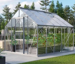 Vitavia Gewächshäuser - Gewächshaus Neptun 8300, ESG/HKP Silber