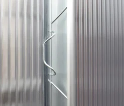 Vitavia Gewächshäuser - Gewächshaus Neptun 9900 HKP, ca. B257/H230/T383 cm Silber