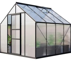 Vitavia Gewächshaus Neptun 6700 HKP, ca. B257/H230/T258 Schwarz Outlet