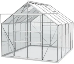 Vitavia Gewächshäuser > Gewächshaus Neptun Plus 8300 ESG, inkl. Stahlfundamentrahmen, ca. B257/H238/T321 cm