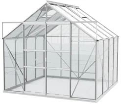 Vitavia Gewächshäuser > Gewächshaus Neptun Plus 6700 ESG, inkl. Stahlfundamentrahmen, ca. B257/H238/T258 cm