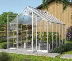 Vitavia Gewächshäuser > Gewächshaus Orbit 8300, ESG/NSG, inkl. Stahlfundamentrahmen