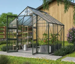Vitavia Gewächshäuser > Gewächshaus Orbit 6700, ESG/HKP, inkl. Stahlfundamentrahmen