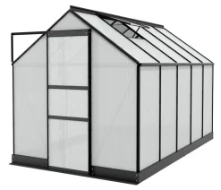 Vitavia Gewächshäuser > Gewächshaus Pontos 6200 HKP 4 mm, inkl. Stahlfundamentrahmen, ca. B195/H207/T324 cm
